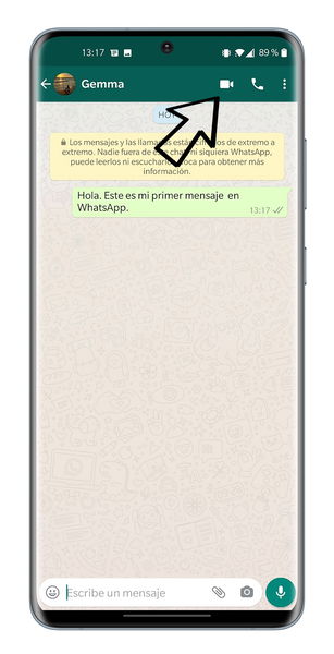 Manual videollamada Whatsapp para personas mayores - Blog Virtualizacion