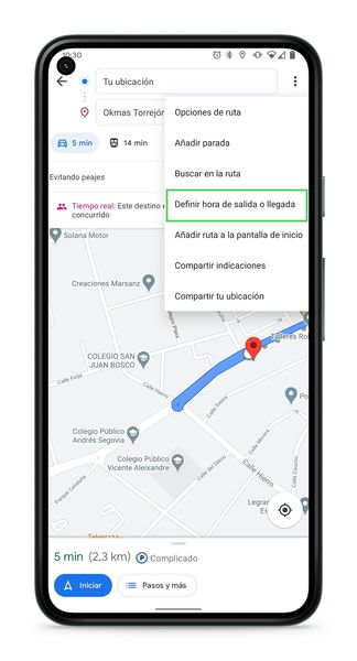 Truco de Google Maps: averigua el tráfico habitual de una ruta de forma fácil