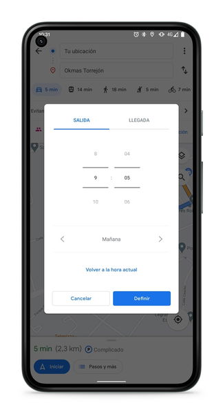 Truco de Google Maps: averigua el tráfico habitual de una ruta de forma fácil