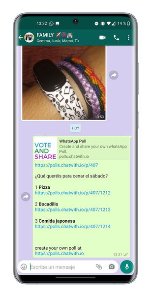 Cómo crear encuestas en WhatsApp y añadirlas a tus grupos