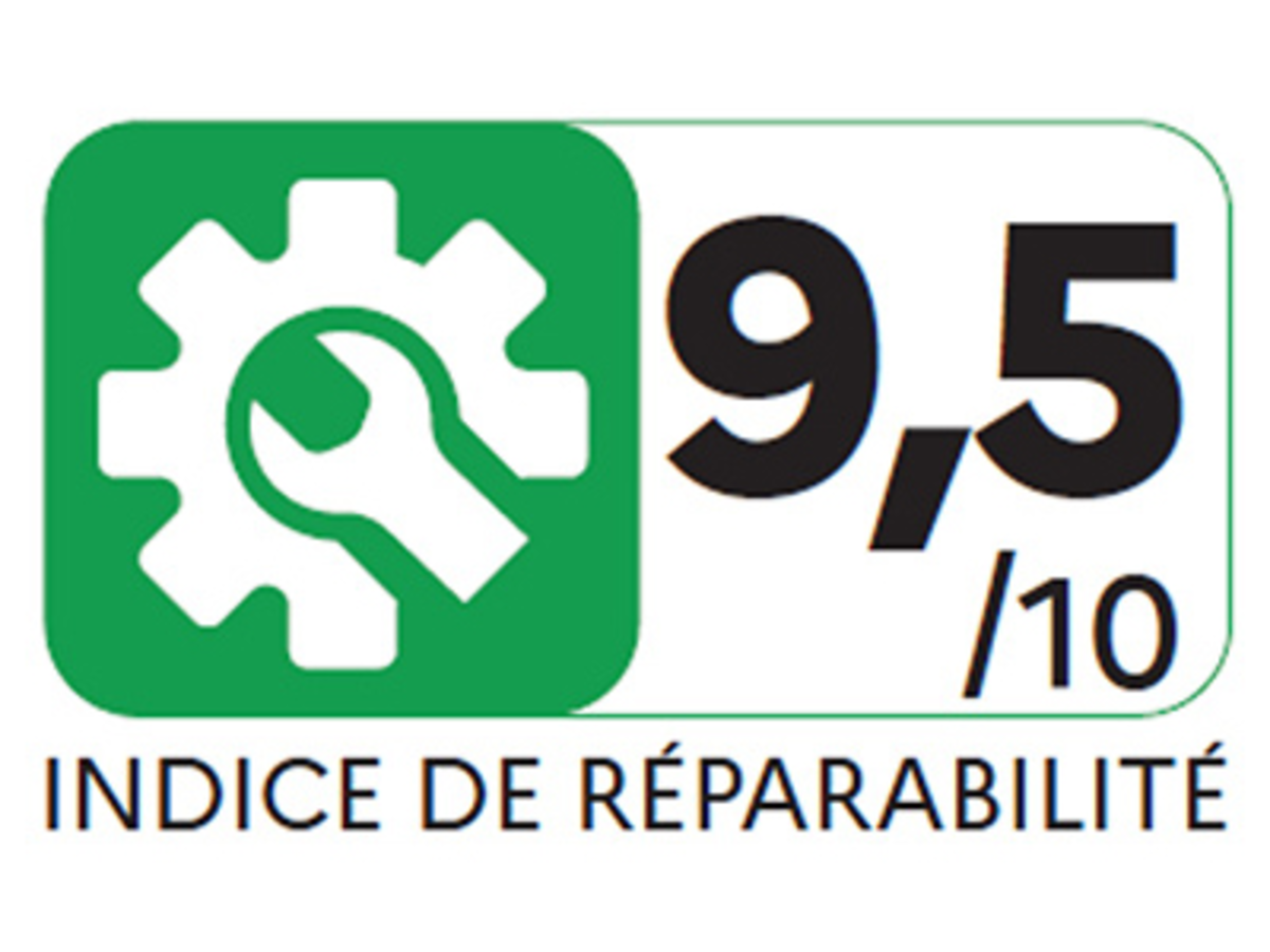 Etiqueta de índice de reparabilidad de Francia
