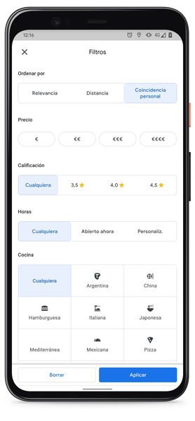 Truco: cómo usar Google Maps para encontrar sitios de comida para llevar y a domicilio