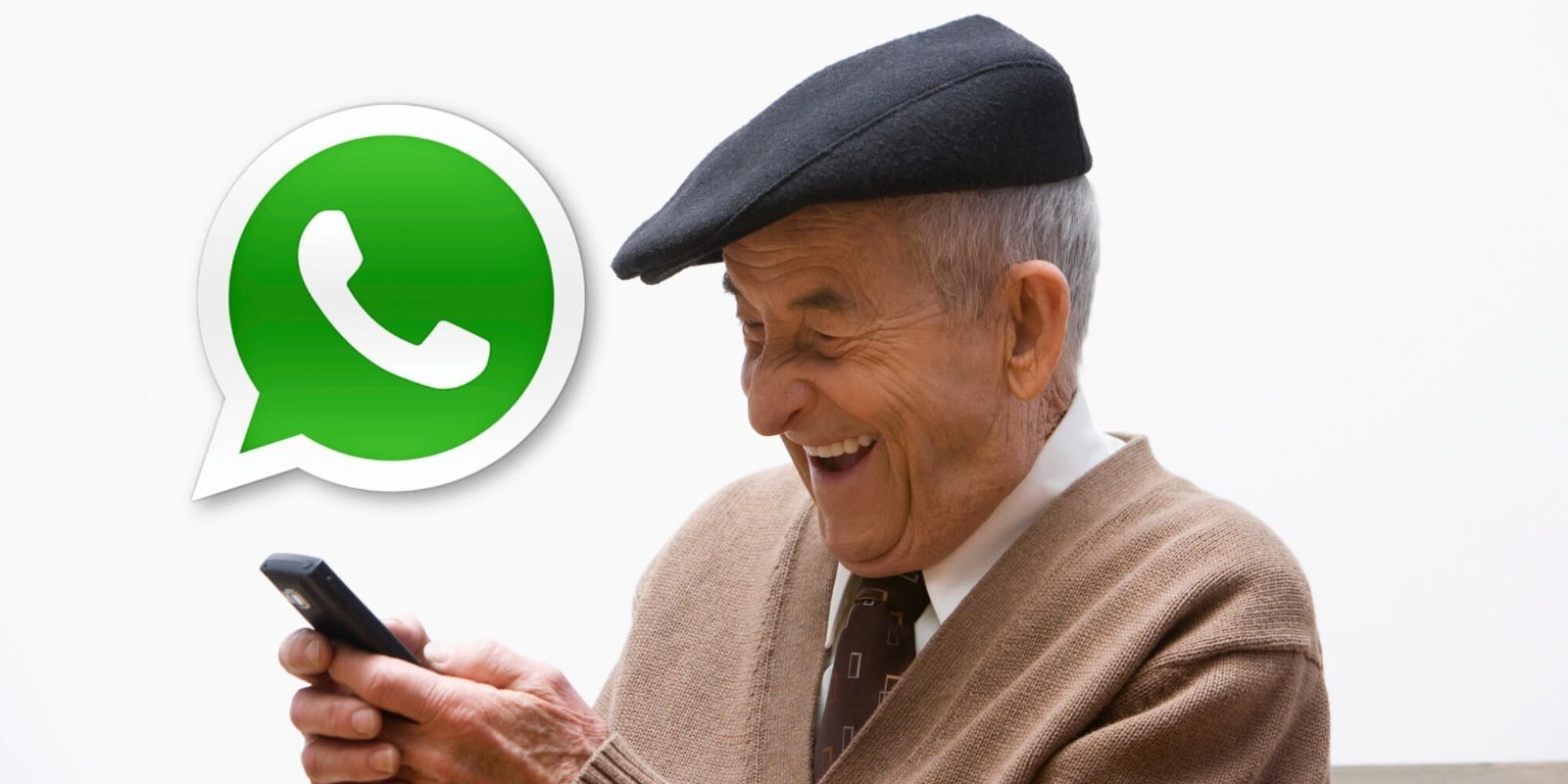 Móvil WhatsApp para personas mayores