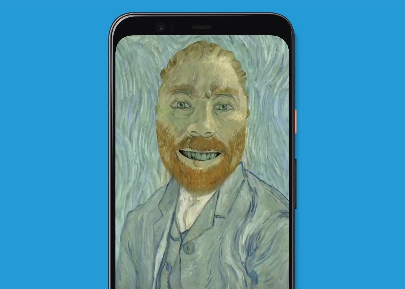 Selfie como obra de arte en Google