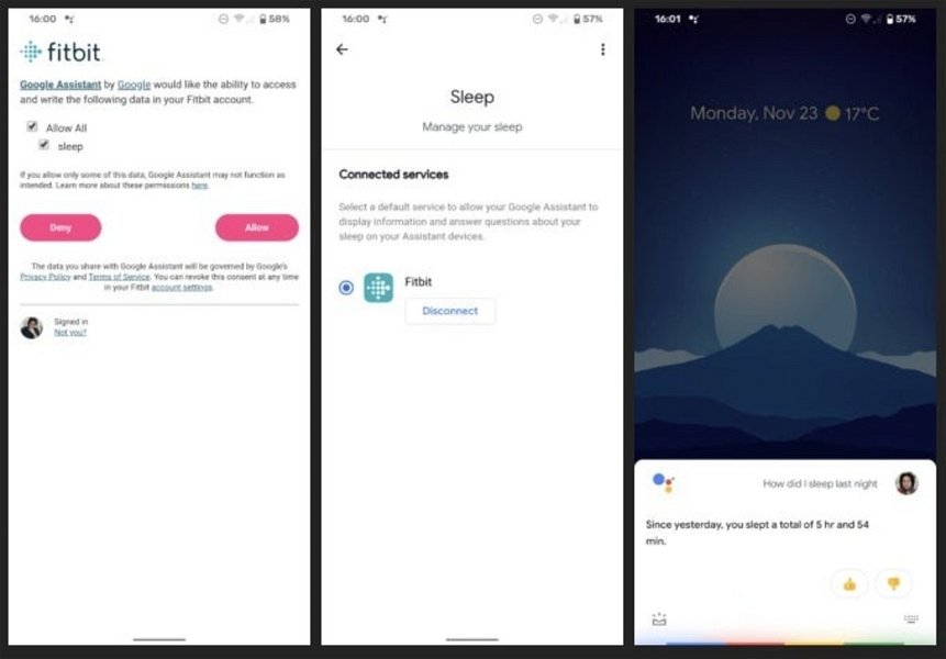 Google Assistant ya puede leer datos de salud de FitBit