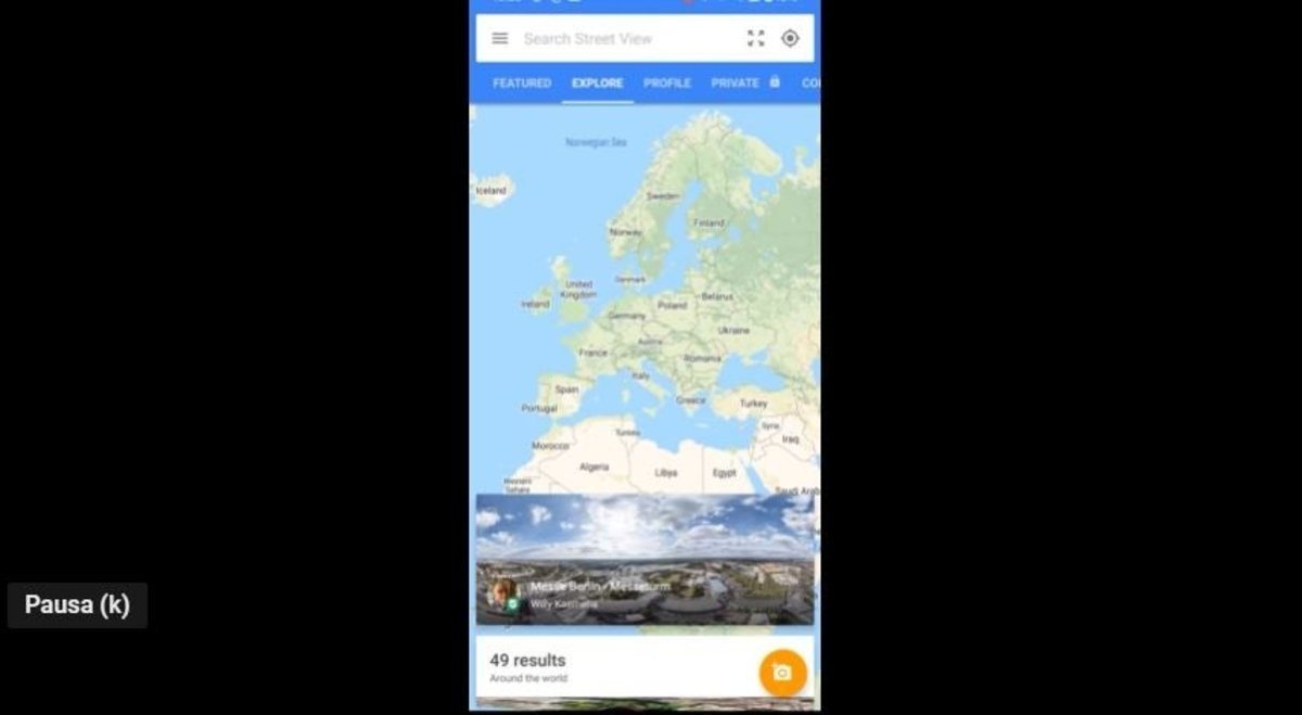 modo de conduccion google maps