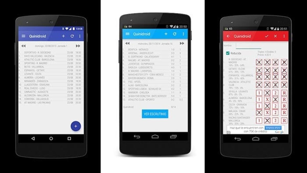 Cómo hacer quinielas desde tu móvil Android