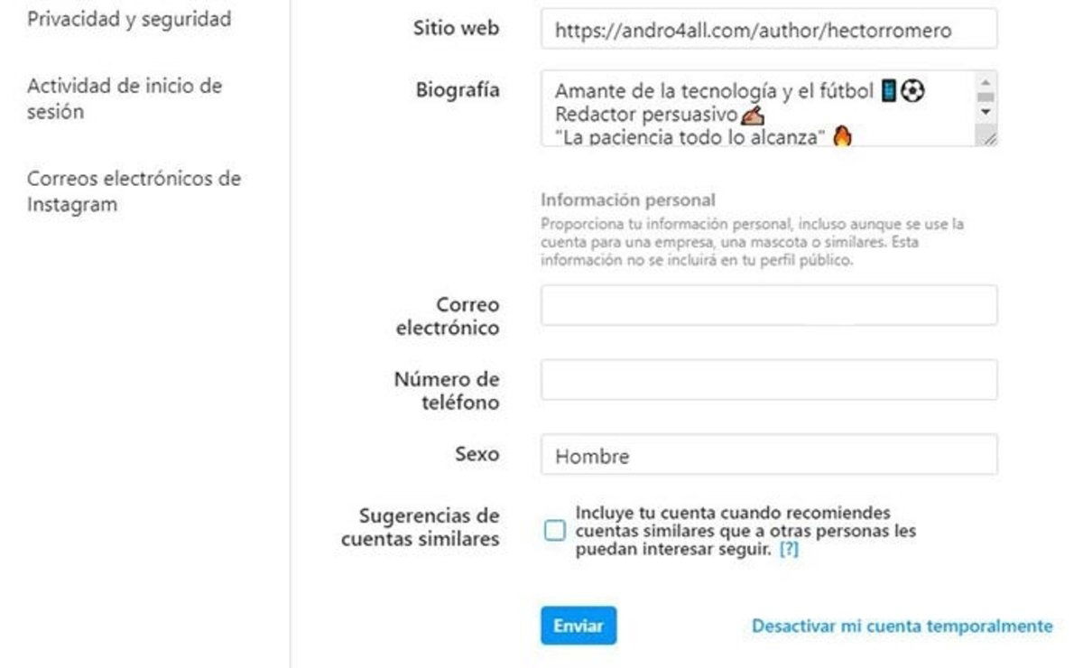 Instagram Cómo evitar que te encuentren