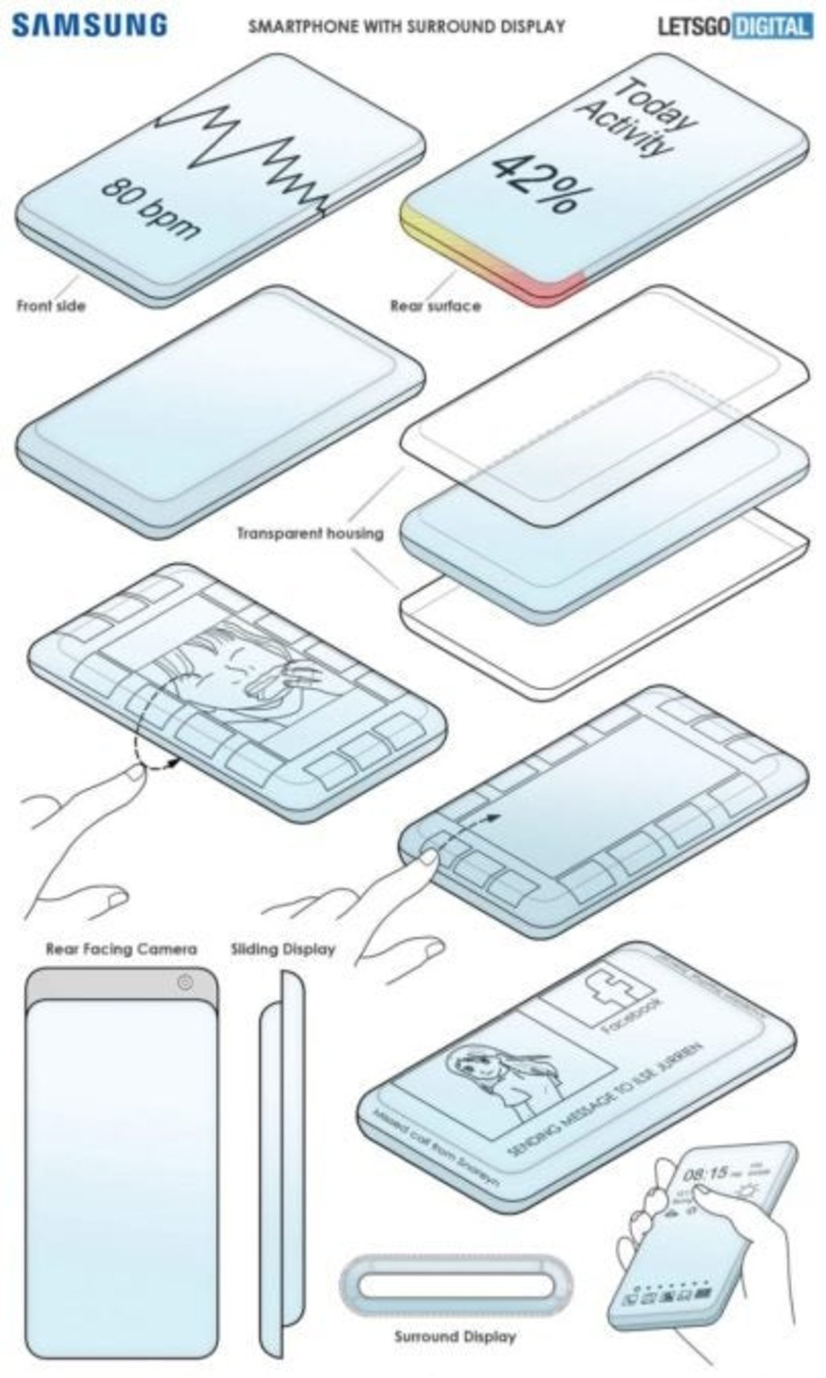 El móvil deslizante, la última fantasía de Samsung