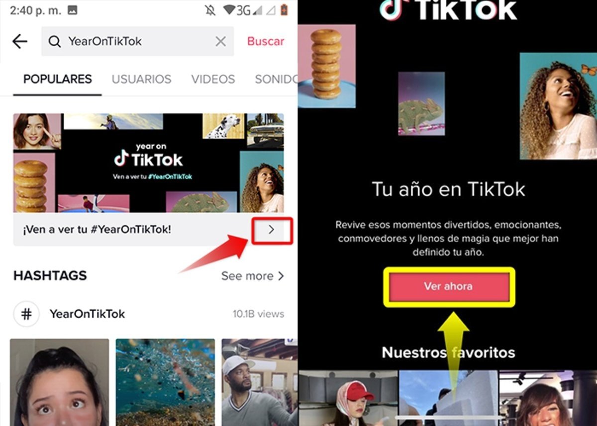 Asi puedes crear y compartir tu resumen anual de TikTok