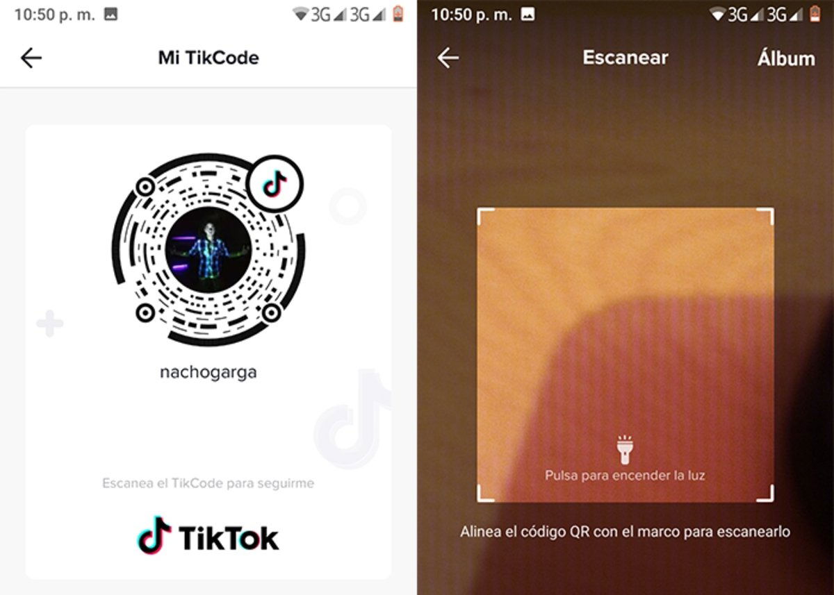 Asi puedes encontrar a alguien en TikTok sin nombre a traves de su código QR