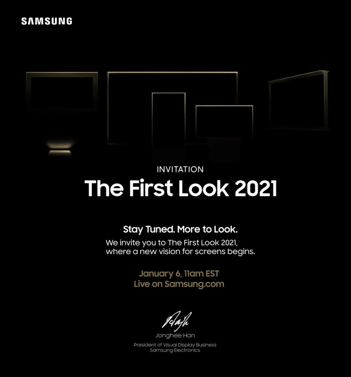 Presentación The First Look 2021 de Samsung