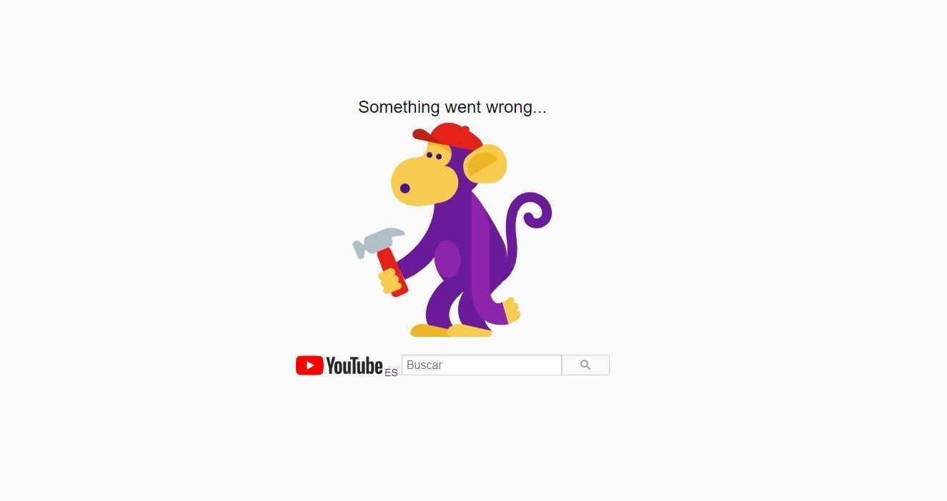 YouTube caído
