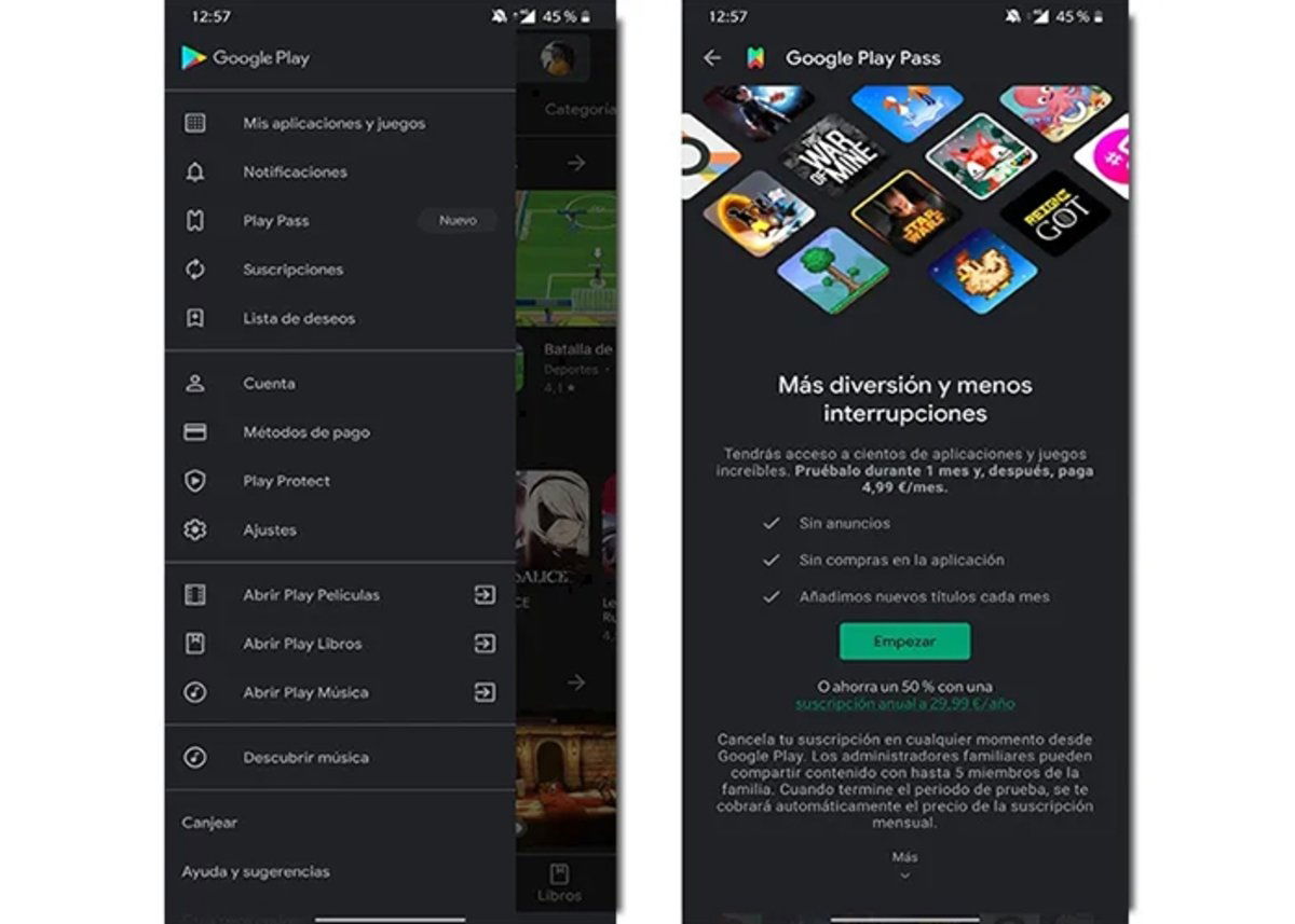 Google Play Pass: qué es, cuánto cuesta y cómo registrarte a este