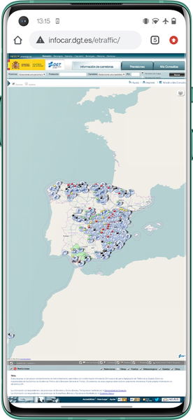 Cómo consultar el estado de las carreteras en tiempo real y desde el móvil