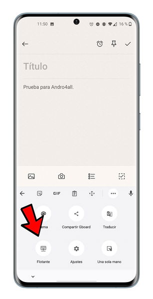 Cómo hacer que Gboard, el teclado de Google, sea flotante