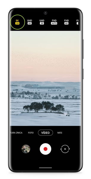 Cómo grabar vídeo en 8K en el Samsung Galaxy S21