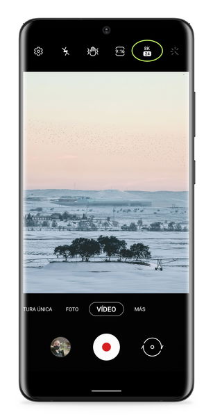 Cómo grabar vídeo en 8K en el Samsung Galaxy S21