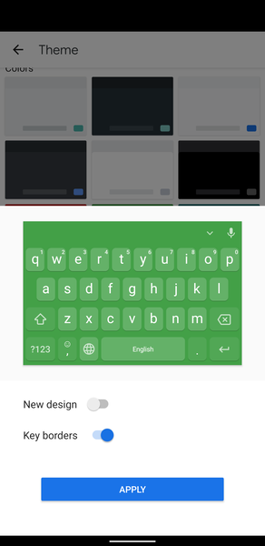 Gboard 10.2 incorpora un editor de los temas existentes