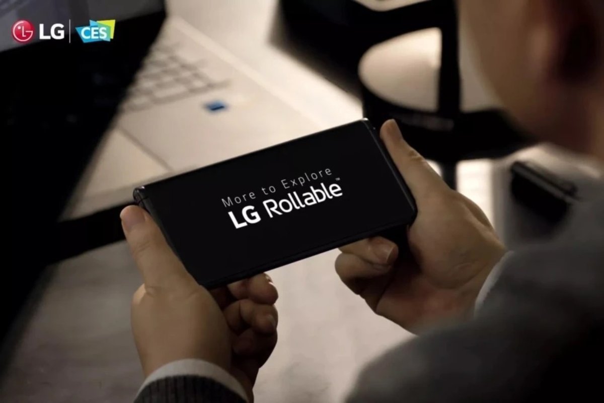 LG Rollable, en vídeo en CES 2021