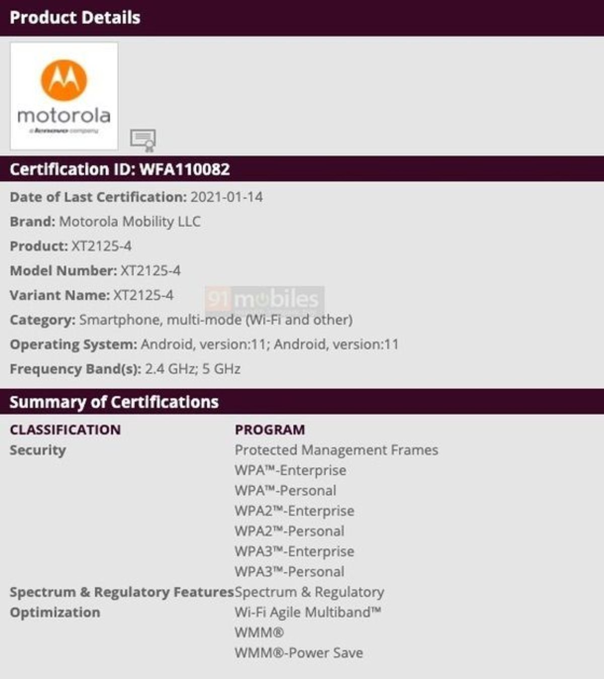 El Motorola Nio más cerca de su presentación al recibir la certificación Wi-Fi Alliance