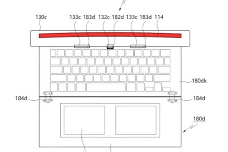 LG ya trabaja en un ordenador portátil con pantalla enrollable