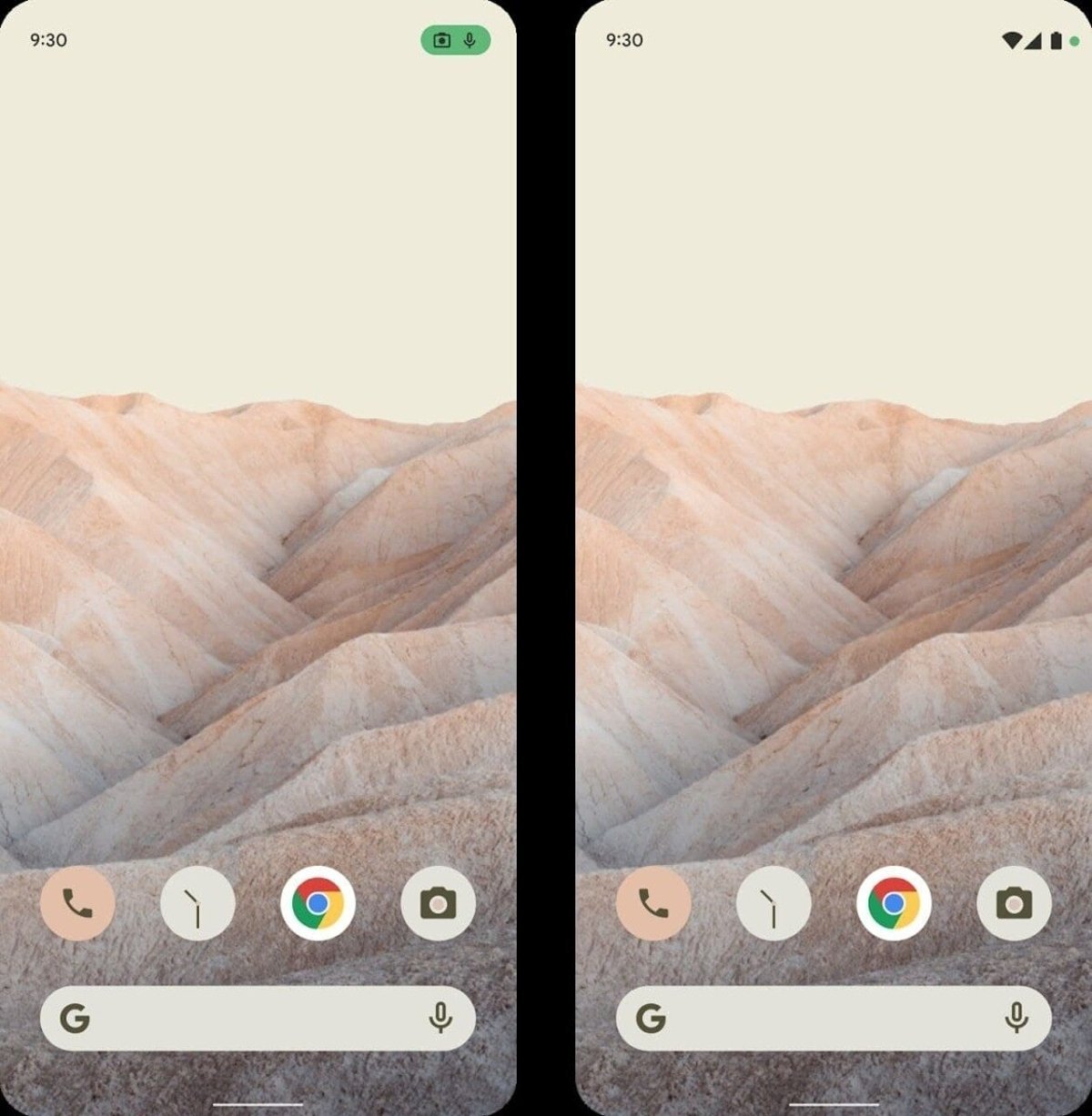 Android 12, inicio