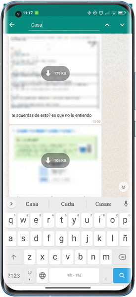 Cómo buscar mensajes en WhatsApp