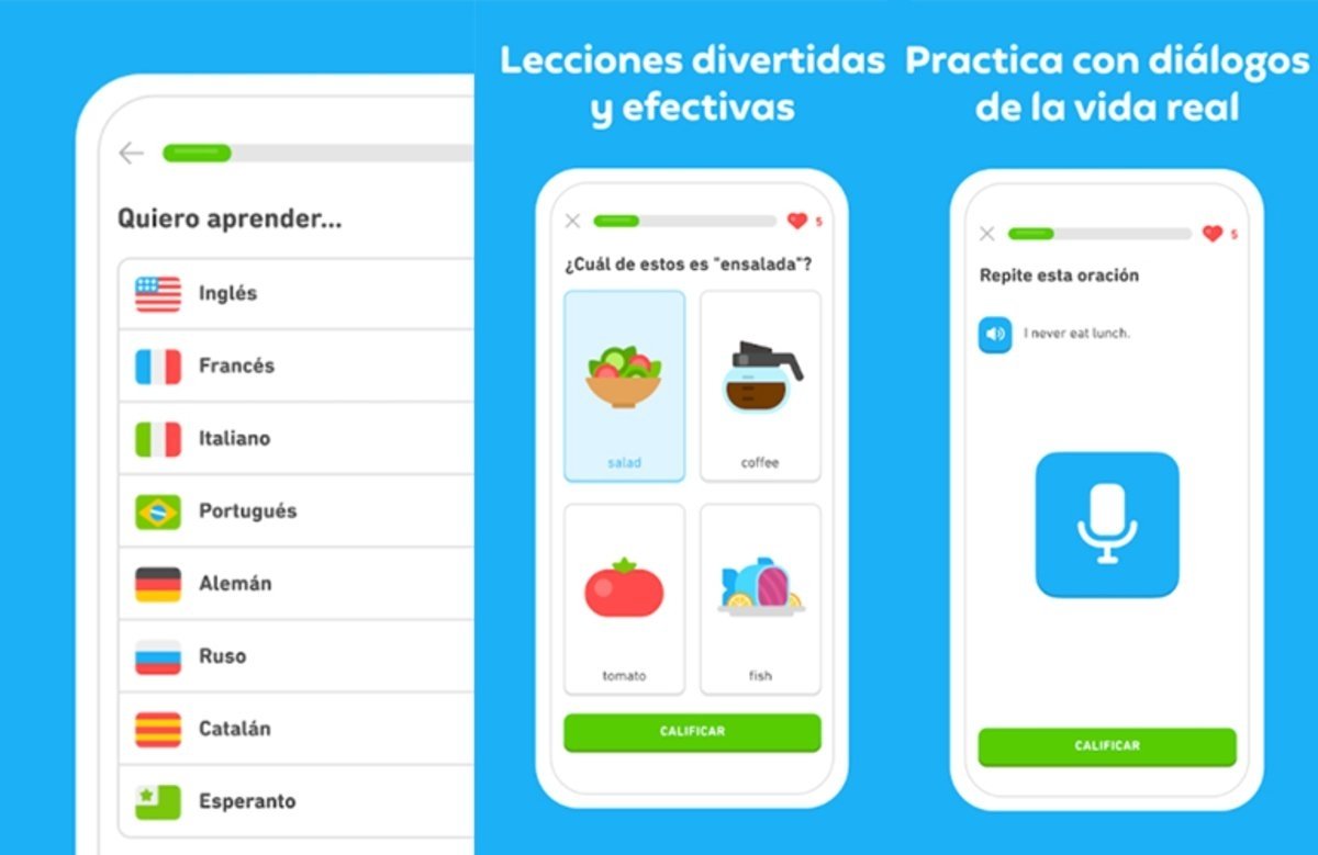 Duolingo para aprender a hablar italiano