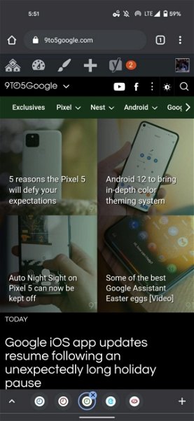 Chrome para Android cambia por completo la forma de mostrar las pestañas