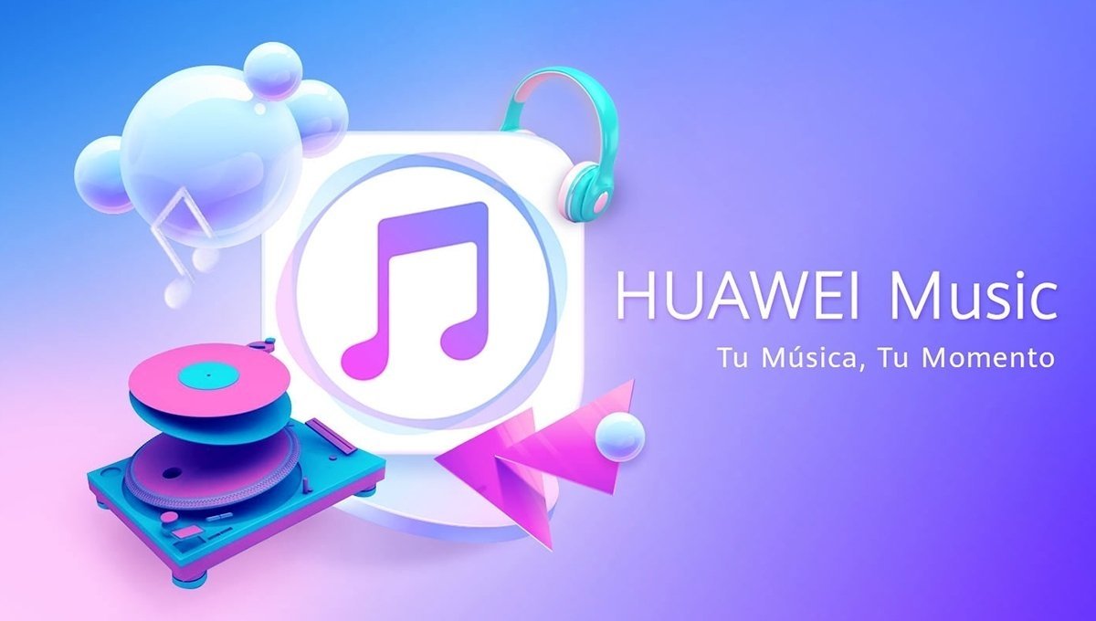 Imagen promocional del servicio Huawei Música