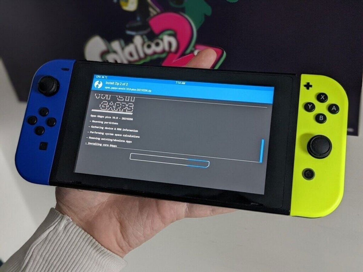 Instalar Android 10 en la Nintendo Switch.