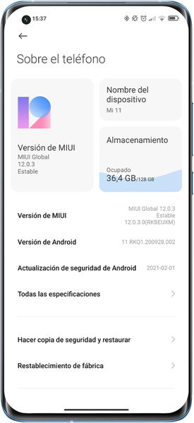 Xiaomi Mi 11, análisis: un firme candidato a mejor móvil por menos de 1.000 euros