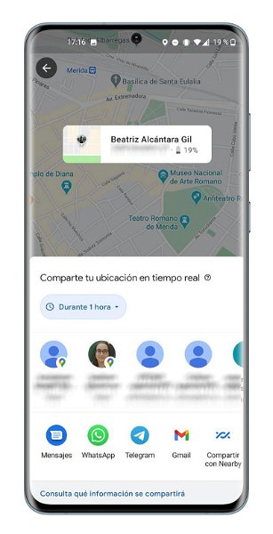 Cómo compartir tu ubicación permanentemente en Google Maps
