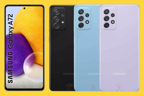 Este es el Samsung Galaxy A72: imágenes oficiales, precio y características filtradas Este es el Samsung Galaxy A72: imágenes oficiales, precio y características filtradas
