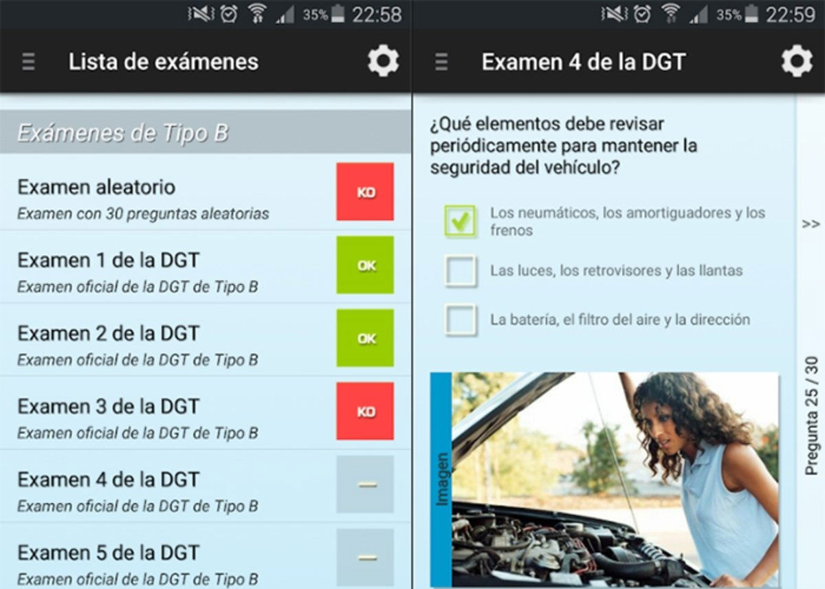 Test Autoescuela DGT para aprender a conducir