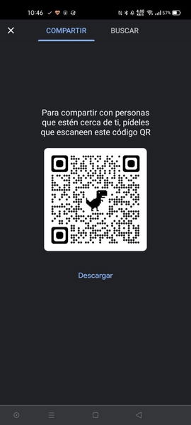 Tercer y último paso para generar y compartir un código QR personalizado desde Chrome