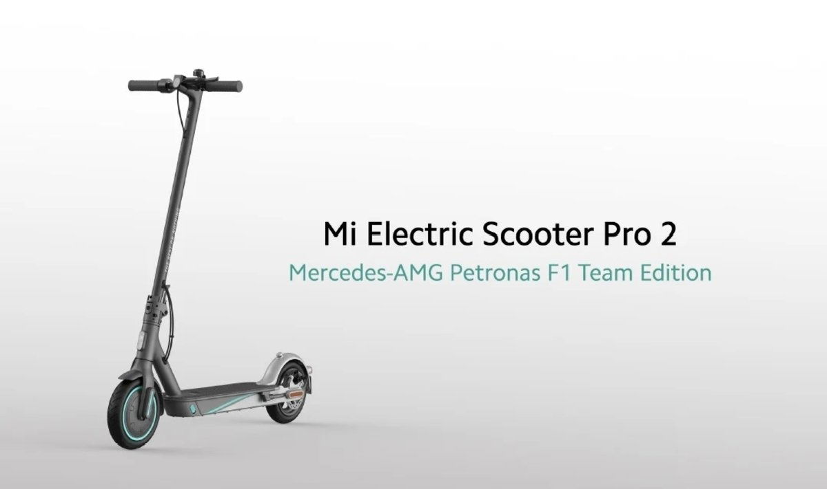 Trotinete Eléctrica Xiaomi Mi Electric Scooter Pro 2 Mercedes AMG Petronas  F1 Team Edition