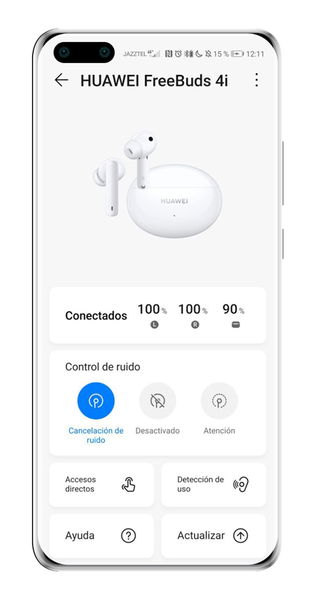 FreeBuds Huawei Bluetooth SE Blanco - Punto Naranja