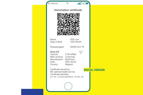 Así funcionará el pasaporte Covid y el código QR que generará en el móvil Así funcionará el pasaporte Covid y el código QR que generará en el móvil