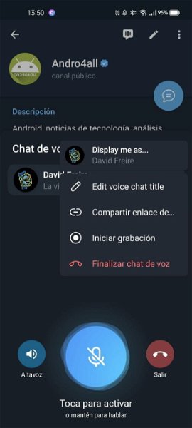Chats de voz Telegram-paso 4