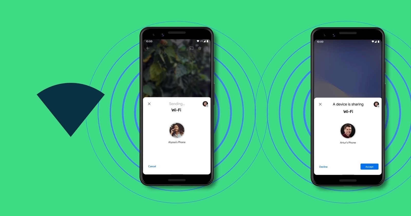 Compartir Wi-Fi en Android 12 con Nearby Share
