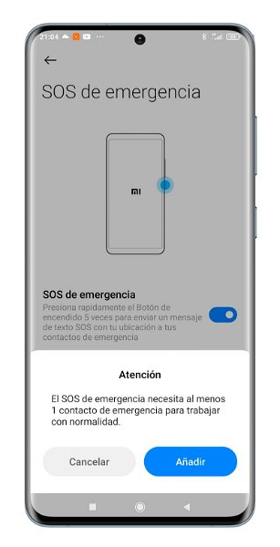 Cómo configurar el botón de encendido de tu móvil como botón de emergencias