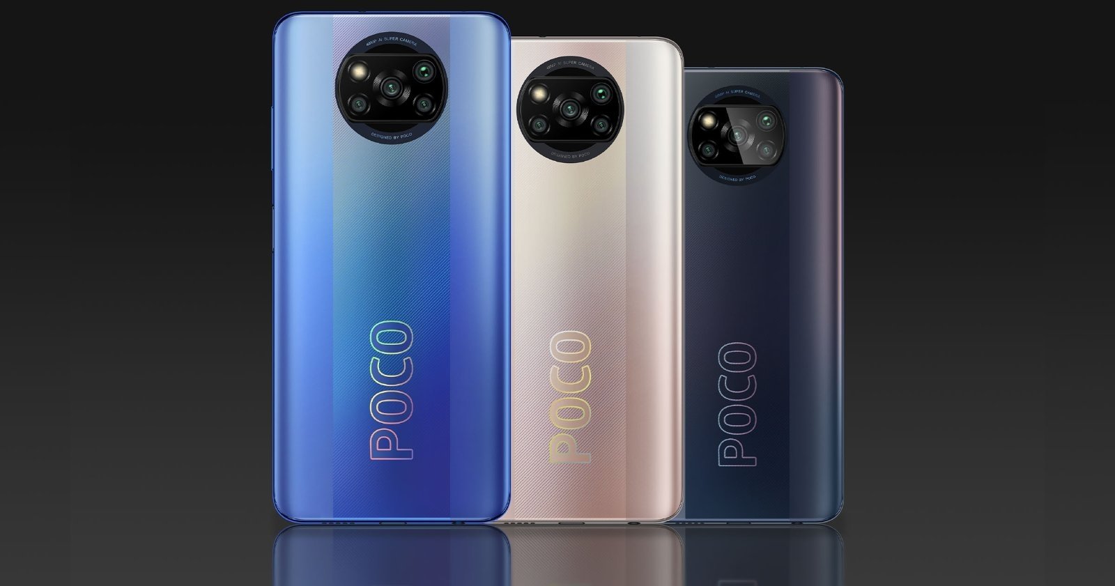 El POCO X3 Pro en tres colores