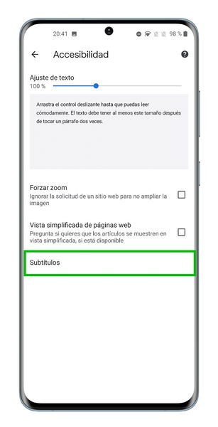 Cómo activar los subtítulos en tiempo real en Google Chrome