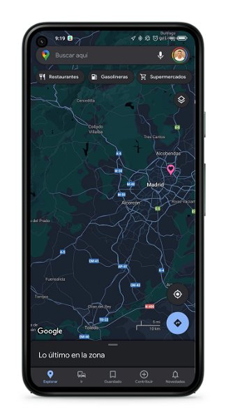 Cómo activar el modo oscuro en la app de Google Maps paso a paso