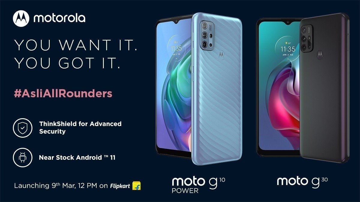 Los nuevos Motorola G10 Power y Motorola G30, filtrados antes de tiempo