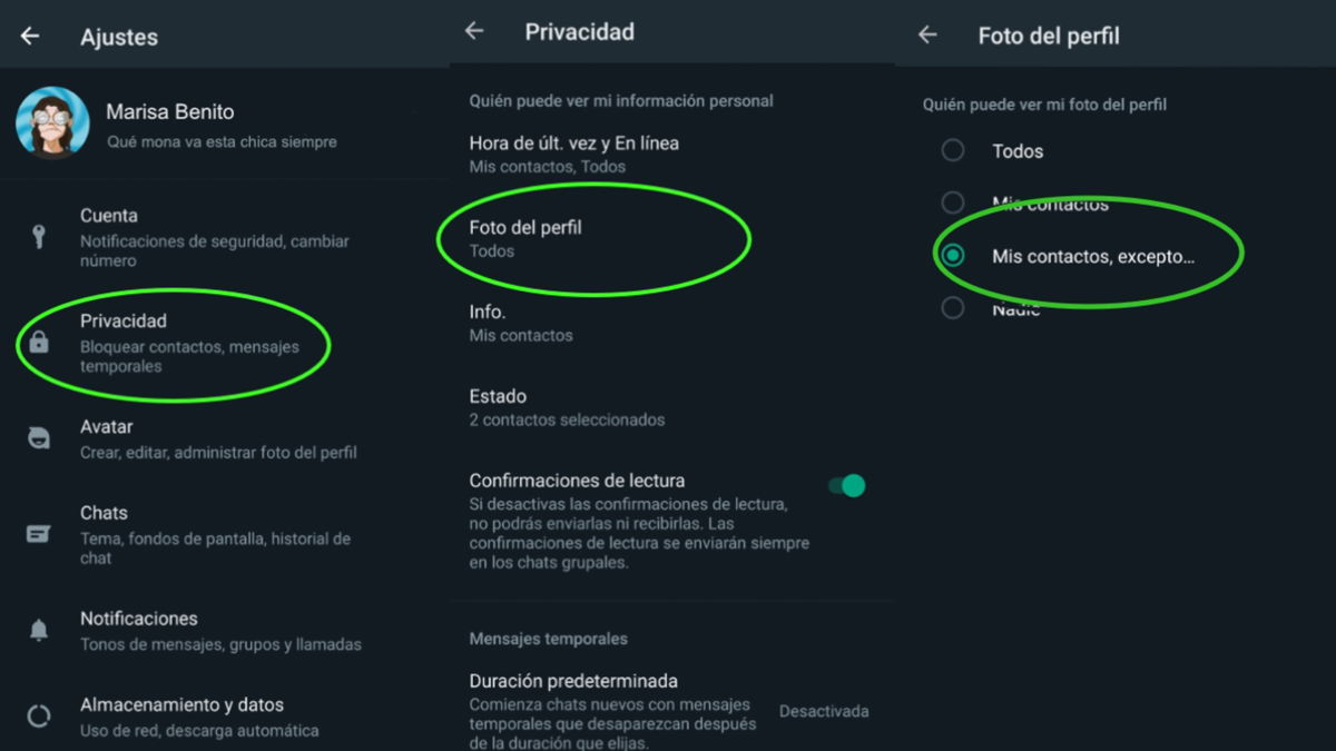 Cómo Ocultar Tu Foto De Perfil De Whatsapp A Un único Contacto 7714