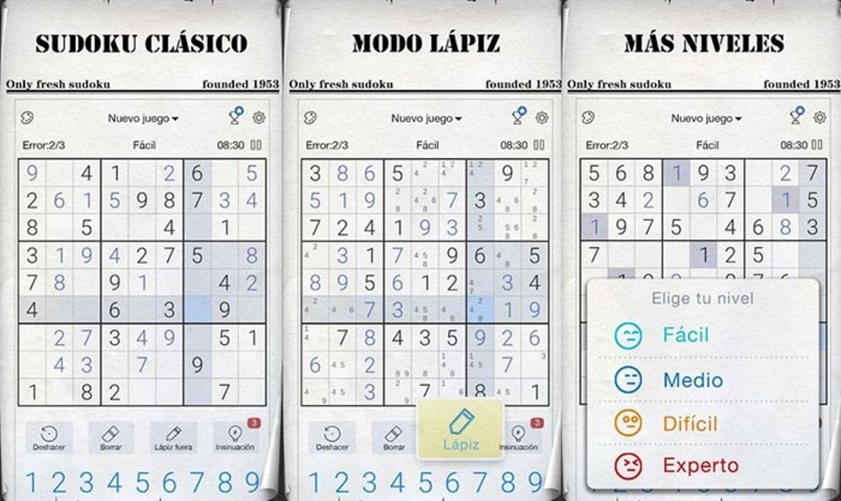 sudoku clasico gratis