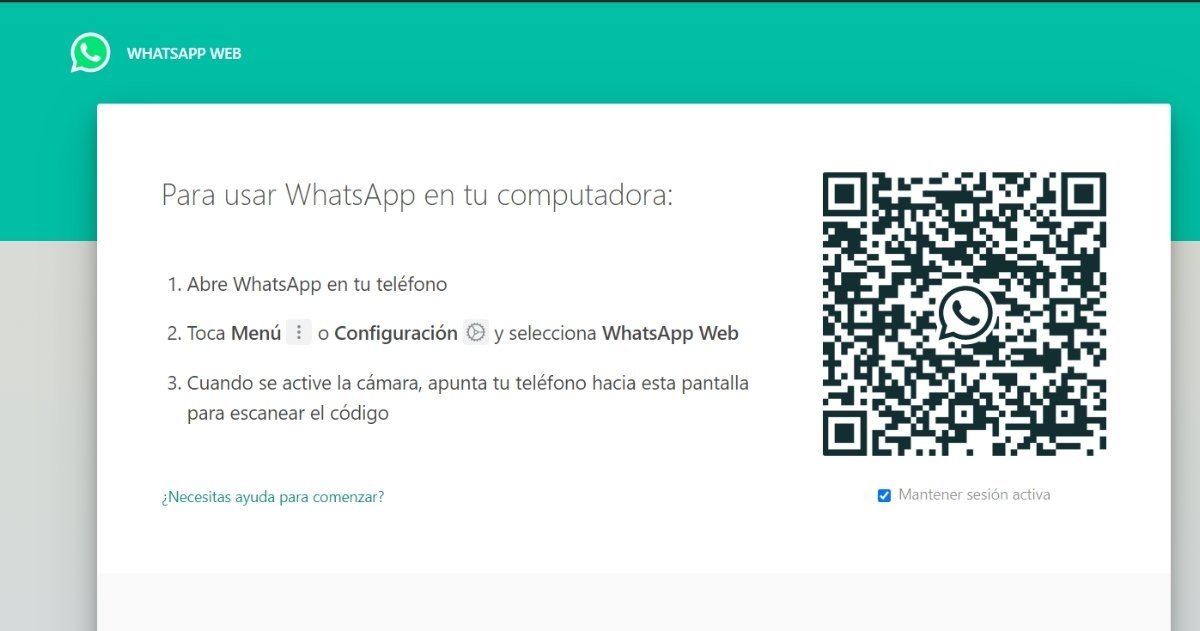 Código QR web WhatsApp Web